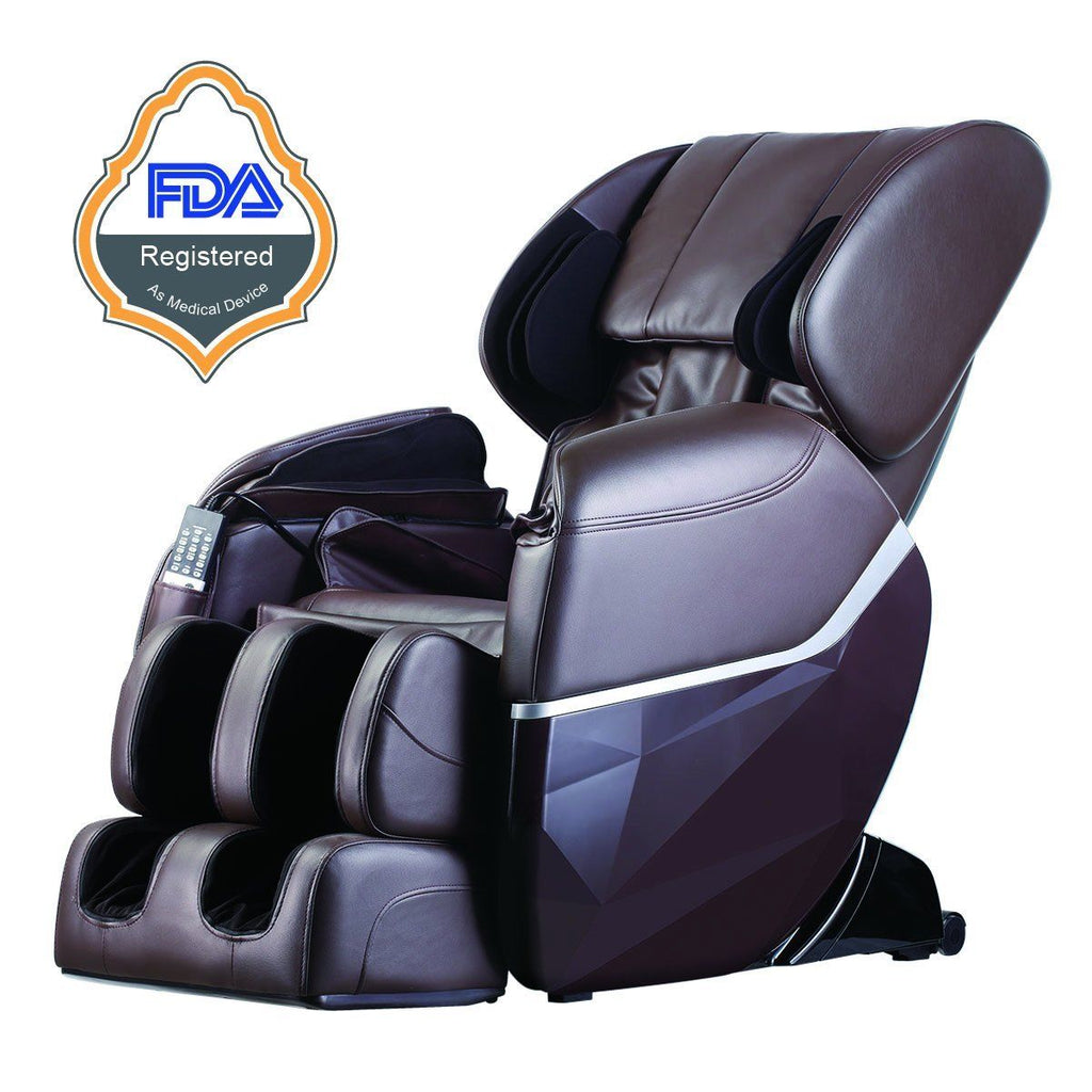 Electric Full Body Shiatsu Massage Chair Foot Roller Zero Gravity